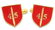 45 Commando Cufflinks Cufflinks, T-bar The Regimental Shop Gold/Red one size fits all 