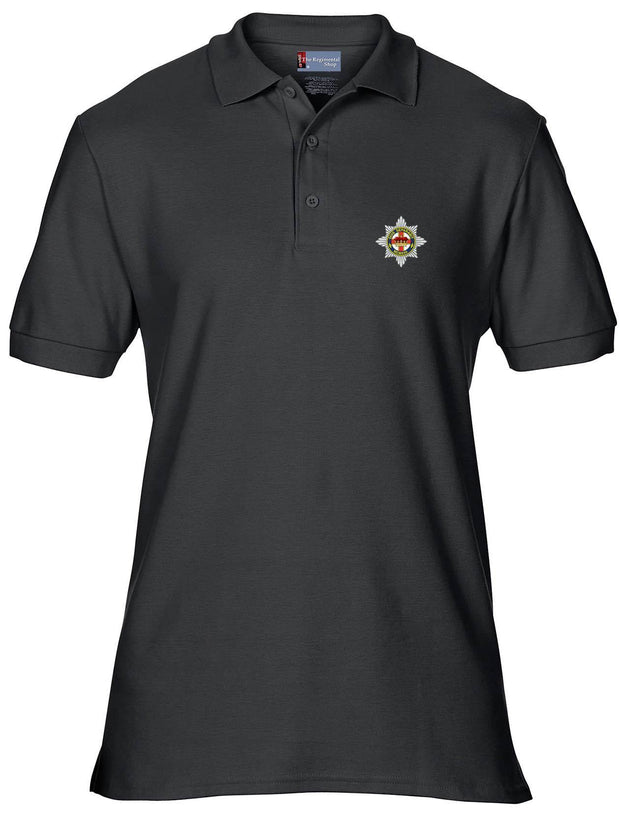 4/7 Dragoon Guards Regimental Polo Shirt Clothing - Polo Shirt The Regimental Shop 36" (S) Black 