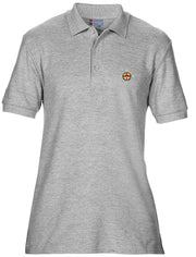 4/7 Dragoon Guards Regimental Polo Shirt Clothing - Polo Shirt The Regimental Shop 36" (S) Sport Grey 