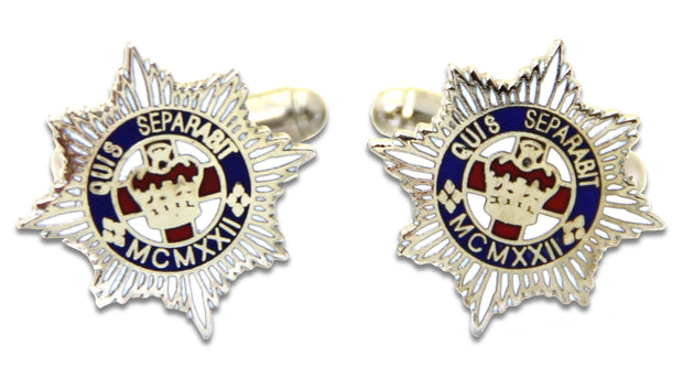 4/7 Royal Dragoon Guards Cufflinks Cufflinks, T-bar The Regimental Shop Silver/Blue/Red one size fits all 