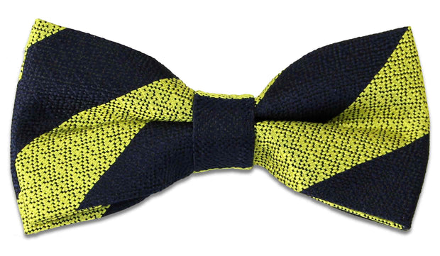 4th Queen's Own Hussars Silk Non Crease Pretied Bow Tie Bowtie, Silk The Regimental Shop Dark Blue/Yellow one size fits all 