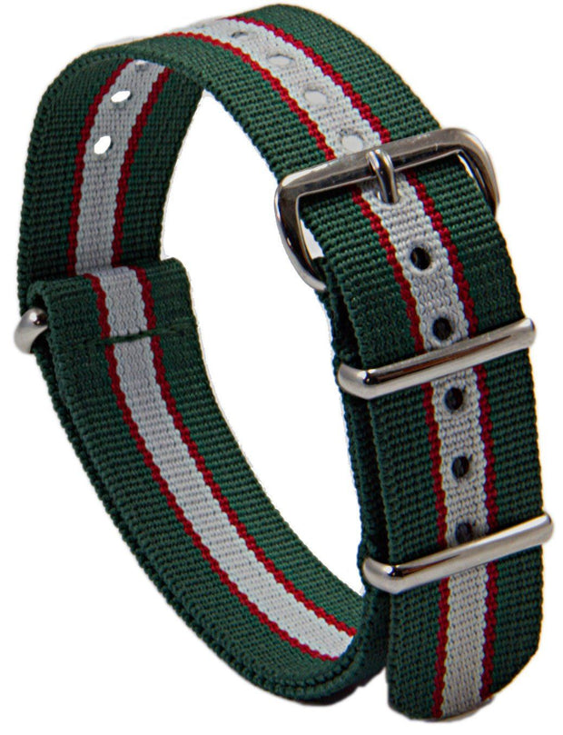 Intelligence Corps G10 Watch Strap Watch Strap, G10 The Regimental Shop Green/White/Red one size fits all 