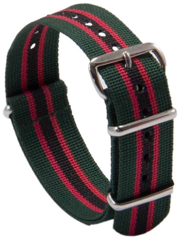 Rifles G10 Watch Strap Watch Strap, G10 The Regimental Shop green/black/red one size fits all 