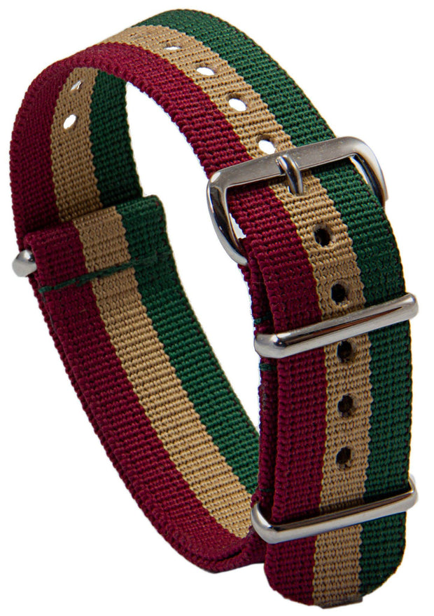 Mercian Regiment G10 Watch Strap Watch Strap, G10 The Regimental Shop Red/Gold/Green one size fits all 