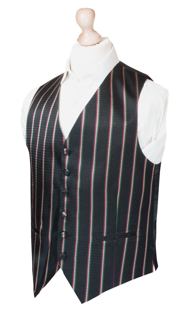 Mercian Regiment (Town) Silk Non Crease Waistcoat Waistcoat, Silk The Regimental Shop   