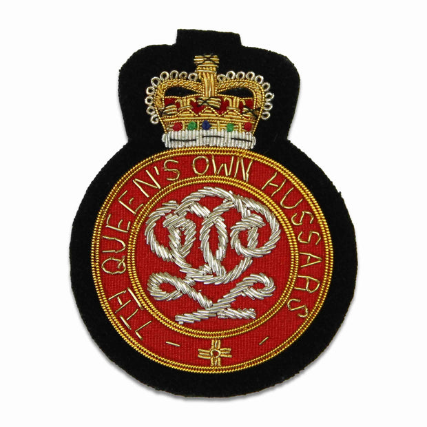 7th Queen's Own Hussars Blazer Badge - regimentalshop.com