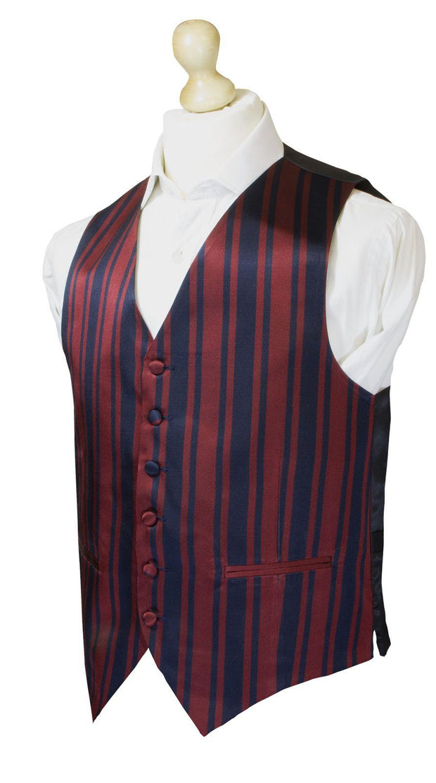 Royal Engineers Silk Waistcoat Waistcoat, Silk The Regimental Shop 37" (S) Navy/Maroon 