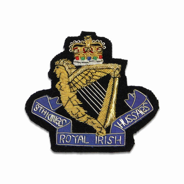 8th King's Royal Irish Hussars Blazer Badge Blazer badge The Regimental Shop Black/Blue/Gold One size fits all 