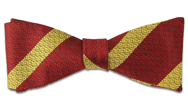 9th/12th Royal Lancers Polyester (Self Tie) Bow Tie Bowtie, Polyester The Regimental Shop Maroon/Gold one size fits all 