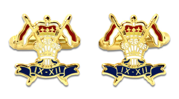 9th/12th Royal Lancers Cufflinks Cufflinks, T-bar The Regimental Shop Gold/Red/White/Blue one size fits all 