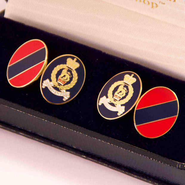 Adjutant General's Corps Cufflinks Cufflinks, Gilt Enamel The Regimental Shop   