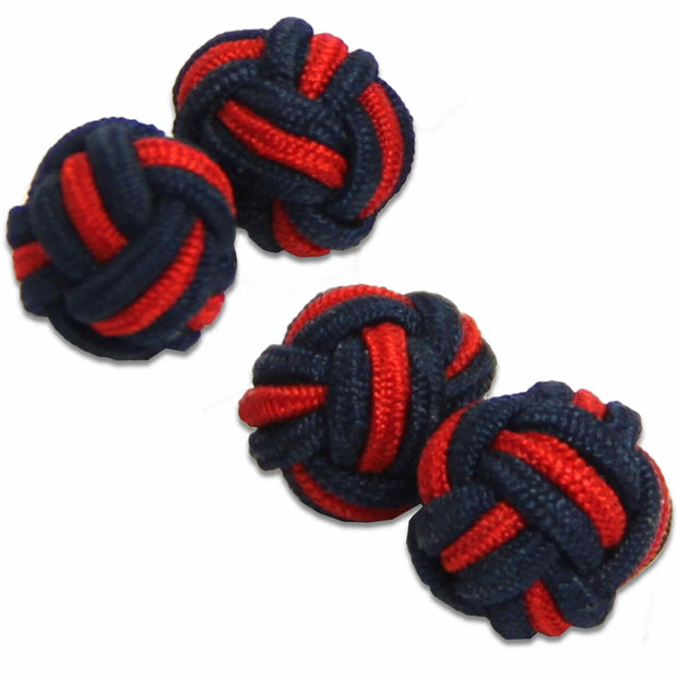 Adjutant General's Corps Knot Cufflinks Cufflinks, Knot The Regimental Shop Dark Blue/Red  