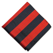 Adjutant General's Corps Silk Non Crease Pocket Square Pocket Square The Regimental Shop Red/Dark Blue one size fits all 