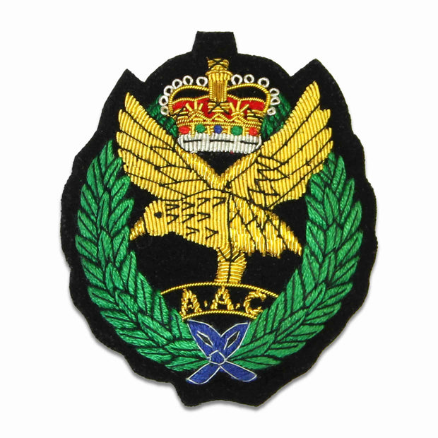 Army Air Corps Blazer Badge (Gold/Green) Blazer badge The Regimental Shop Black/Green/Gold One size fits all 