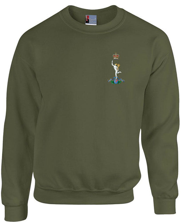 Royal Cops of Signals Heavy Duty Sweatshirt Clothing - Sweatshirt The Regimental Shop 38/40" (M) Army Green 