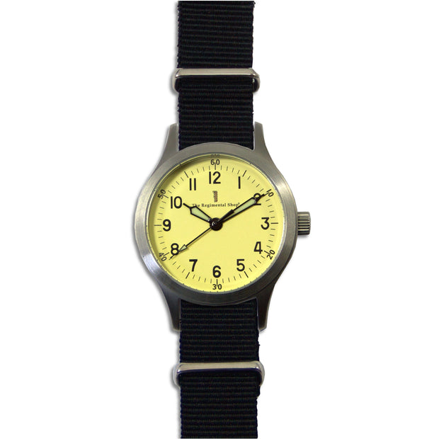 "Decade" Military Watch with Black Strap Decade Watch The Regimental Shop   