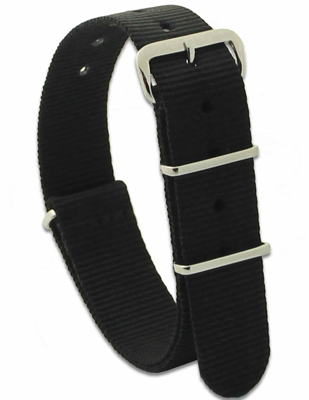 Black G10 Watch Strap Watch Strap, G10 The Regimental Shop Black one size fits all 