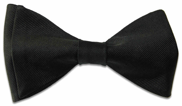 Black Silk (Self Tie) Bow Tie - regimentalshop.com