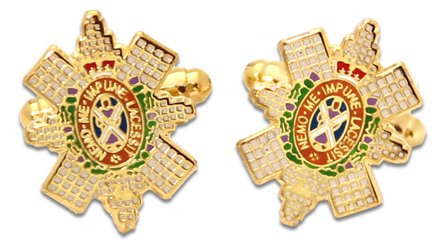 Black Watch Cufflinks Cufflinks, T-bar The Regimental Shop Gold/Green/White/Orange one size fits all 