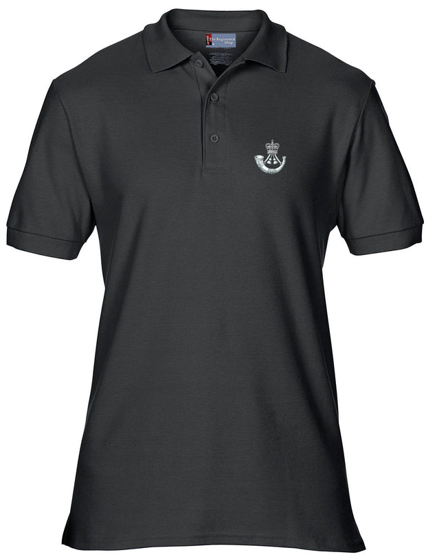 The Rifles Regimental Polo Shirt Clothing - Polo Shirt The Regimental Shop 36" (S) Black 