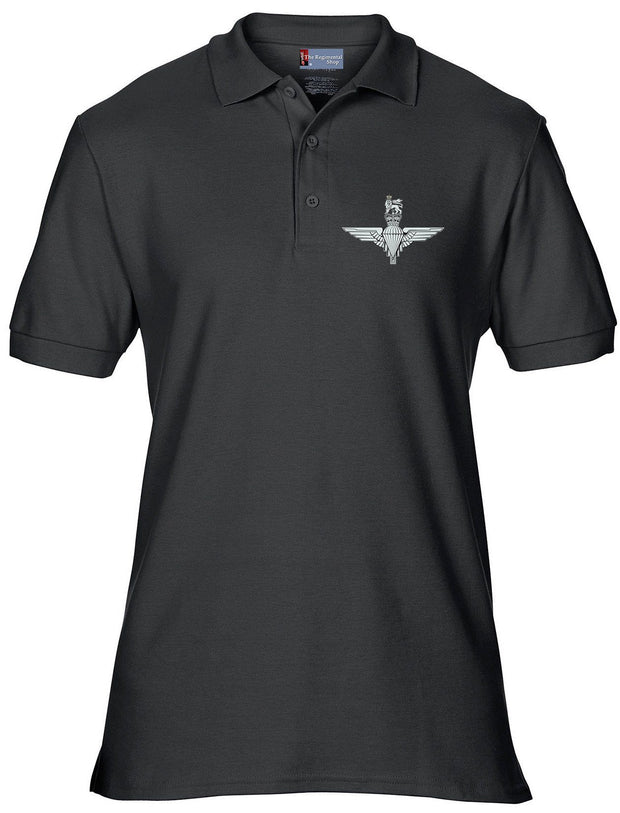 Parachute Regiment Polo Shirt Clothing - Polo Shirt The Regimental Shop 36" (S) Black 