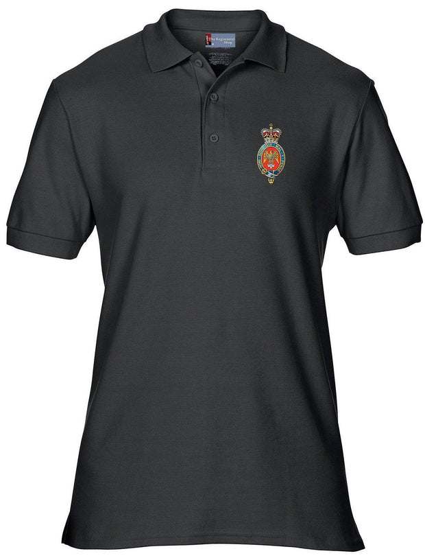 Blues and Royals Regimental Polo Shirt Clothing - Polo Shirt The Regimental Shop 36" (S) Black 