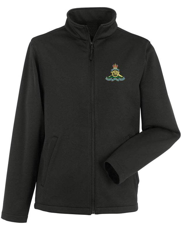 Royal Artillery Softshell Jacket Clothing - Softshell Jacket The Regimental Shop 36" (S) Black 