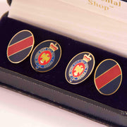 The Blues and Royals Cufflinks Cufflinks, Gilt Enamel The Regimental Shop   