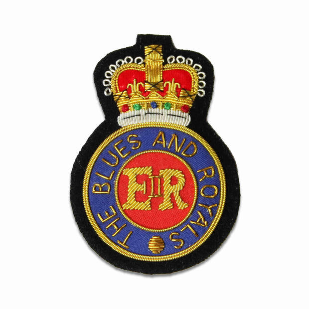 The Blues and Royals "Round" Blazer Badge Blazer badge The Regimental Shop Black/Blue/Red/Gold One size fits all 