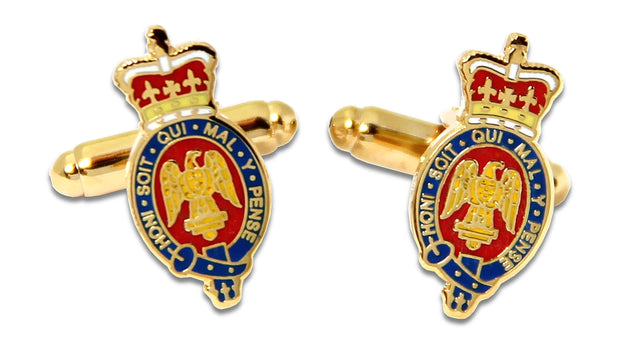 The Blues and Royals Cufflinks Cufflinks, T-bar The Regimental Shop Gold/Blue/Red one size fits all 