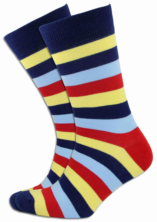 The Royal Corps of Army Music Socks Socks The Regimental Shop Blue/Red/Yellow One size fits all 