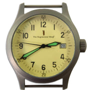 CXX Military Watch with Silver G10 Strap - regimentalshop.com