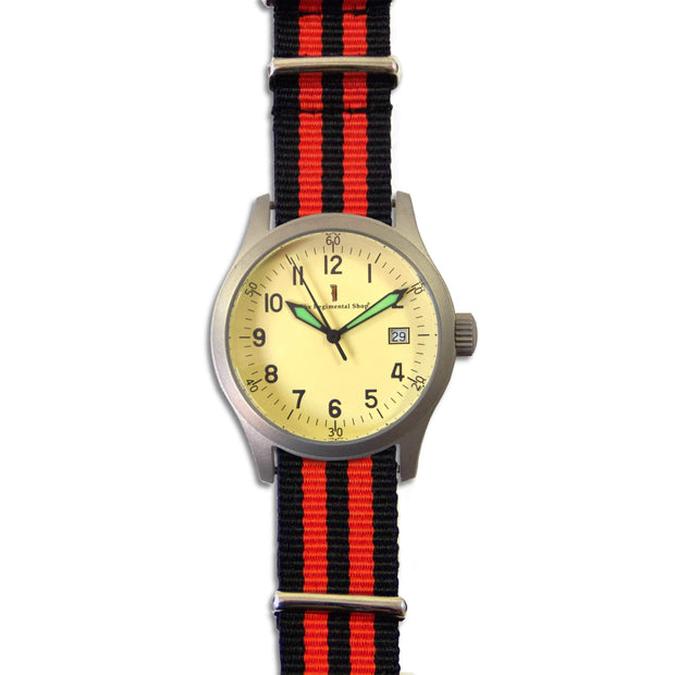 NATO (Black and Red Stripes) CXX Military Watch - regimentalshop.com