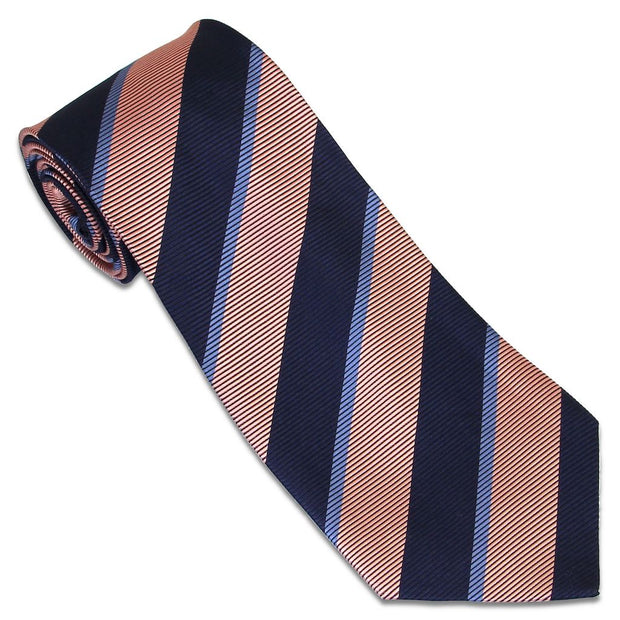 Cavalry Lunch Club Tie (Silk) Tie, Silk, Woven The Regimental Shop Blue/Pink one size fits all 