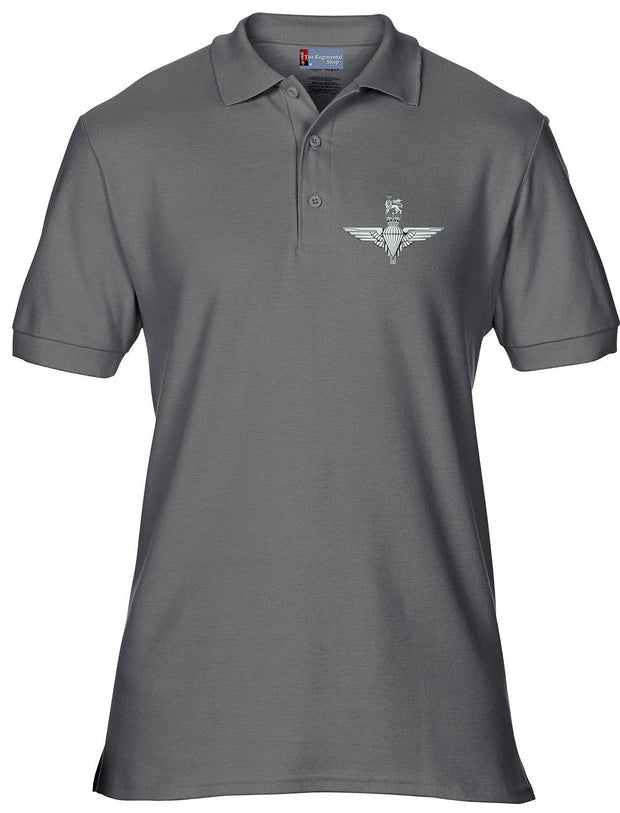 Parachute Regiment Polo Shirt Clothing - Polo Shirt The Regimental Shop 36" (S) Charcoal 