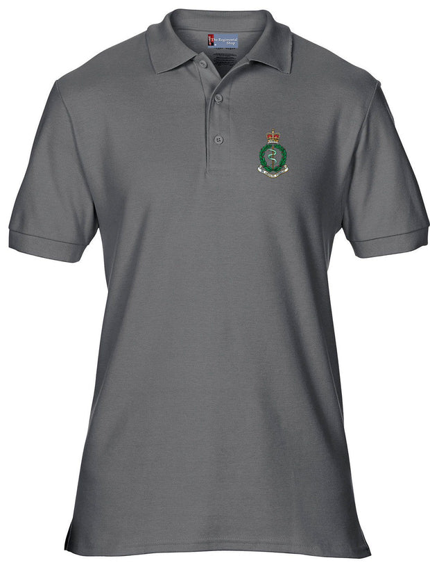 Royal Army Medical Corps (RAMC) Polo Shirt Clothing - Polo Shirt The Regimental Shop 44/46" (XL) Charcoal 