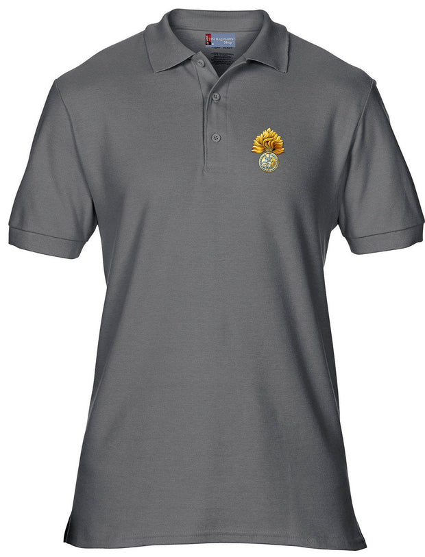 Royal Regiment of Fusiliers Polo Shirt Clothing - Polo Shirt The Regimental Shop 36" (S) Charcoal 