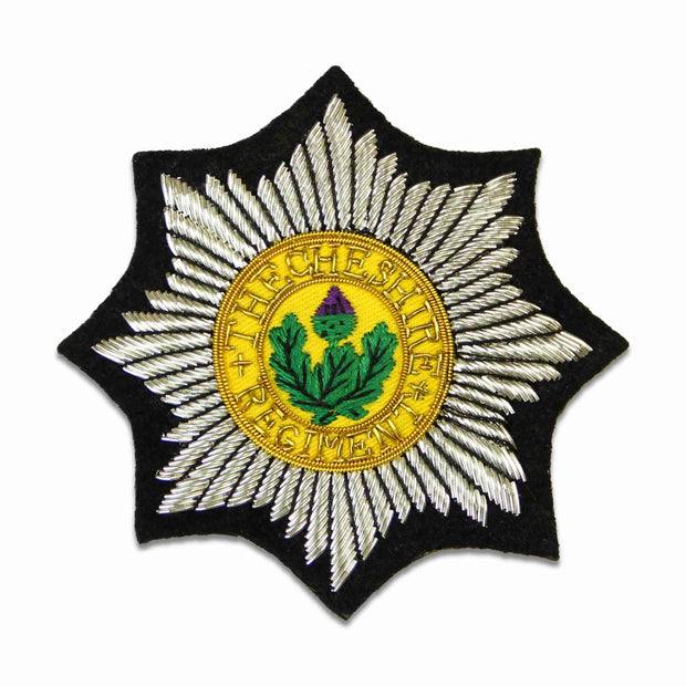 Cheshire Regiment Blazer Badge Blazer badge The Regimental Shop Black/Silver/Yellow/Green One size fits all 