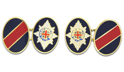 Coldstream Guards Cufflinks Cufflinks, Gilt Enamel The Regimental Shop Blue/Maroon/Gold one size fits all 