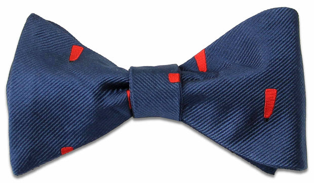 Coldstream Guards "Bourne May" Self Tie Silk Bow Tie Bowtie, Silk The Regimental Shop Blue/Red one size fits all 