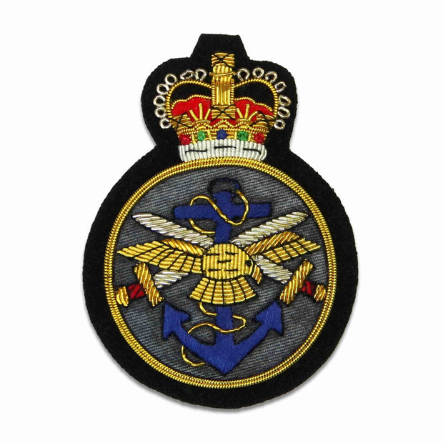 Combined Services Blazer Badge Blazer badge The Regimental Shop Black/Gold/Silver/Blue One size fits all 