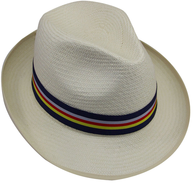 The Royal Corps of Army Music Panama Hat Panama Hat The Regimental Shop 6 3/4" (55) Blue/Red/Yellow 