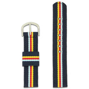 The Royal Corps of Army Music Two Piece Watch Strap Two Piece Watch Strap The Regimental Shop Blue/Red/Yellow one size fits all 