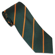 Devonshire and Dorset Regiment Tie (Silk Non Crease) Tie, Silk Non Crease The Regimental Shop Green/Gold one size fits all