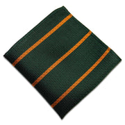 Devonshire and Dorset Regiment Silk Non Crease Pocket Square Pocket Square The Regimental Shop Green/Gold one size fits all 