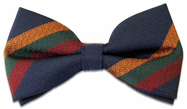 Duke of Lancaster's Regiment Polyester (Pretied) Bow Tie Bowtie, Polyester The Regimental Shop Blue/Gold/Green/Maroon one size fits all 