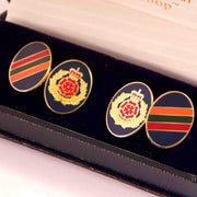 Duke of Lancaster's Cufflinks Cufflinks, Gilt Enamel The Regimental Shop   