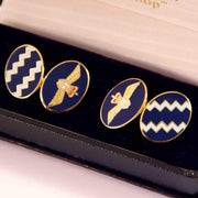 Fleet Air Arm Cufflinks Cufflinks, Gilt Enamel The Regimental Shop   