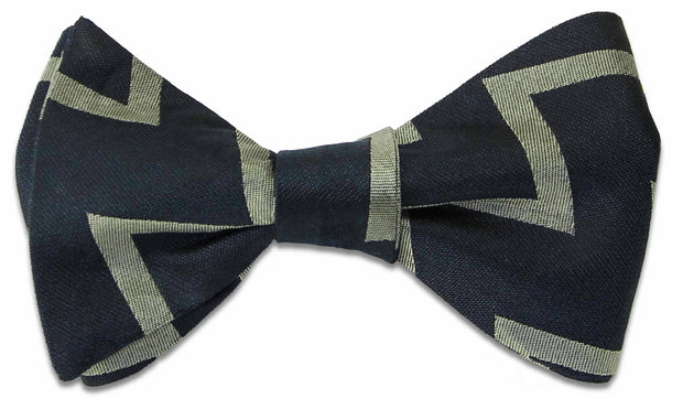 Fleet Air Arm "Zig Zag" (Self Tie) Silk Bow Tie Bowtie, Silk The Regimental Shop Blue/Silver one size fits all 