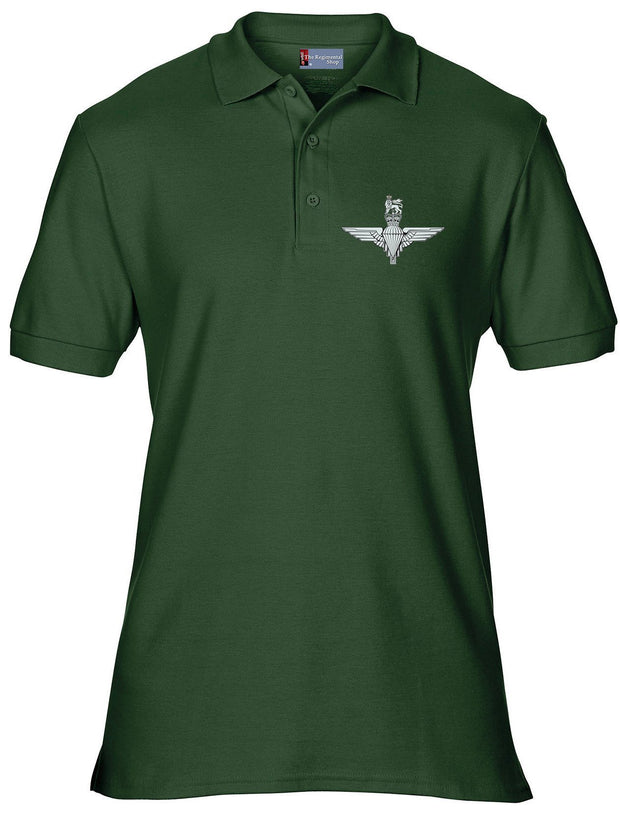 Parachute Regiment Polo Shirt Clothing - Polo Shirt The Regimental Shop 36" (S) Bottle Green 
